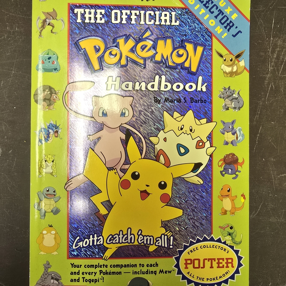 Pokemon Handbook with Poster